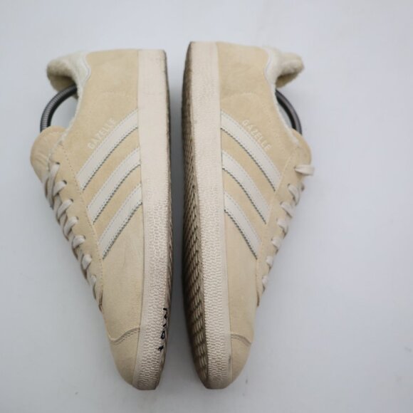 Adidas Gazelle Men's Size 9.5 Ecru Tint Suede Classic Sneakers EE5501 - Picture 8 of 10